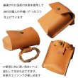 画像3: Ploom プルーム フィルターケース シガレットケース ベルト口紅付き 口紅ケース リップスティック３本用 日本製 本革 レザー 職人 手縫い Zenis ゼニス B-0118 (3)
